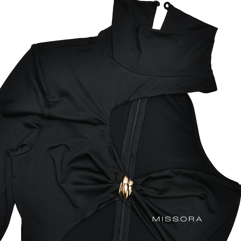 Xareni Dekolteli Uzun Elbise [D2FMDXQU]