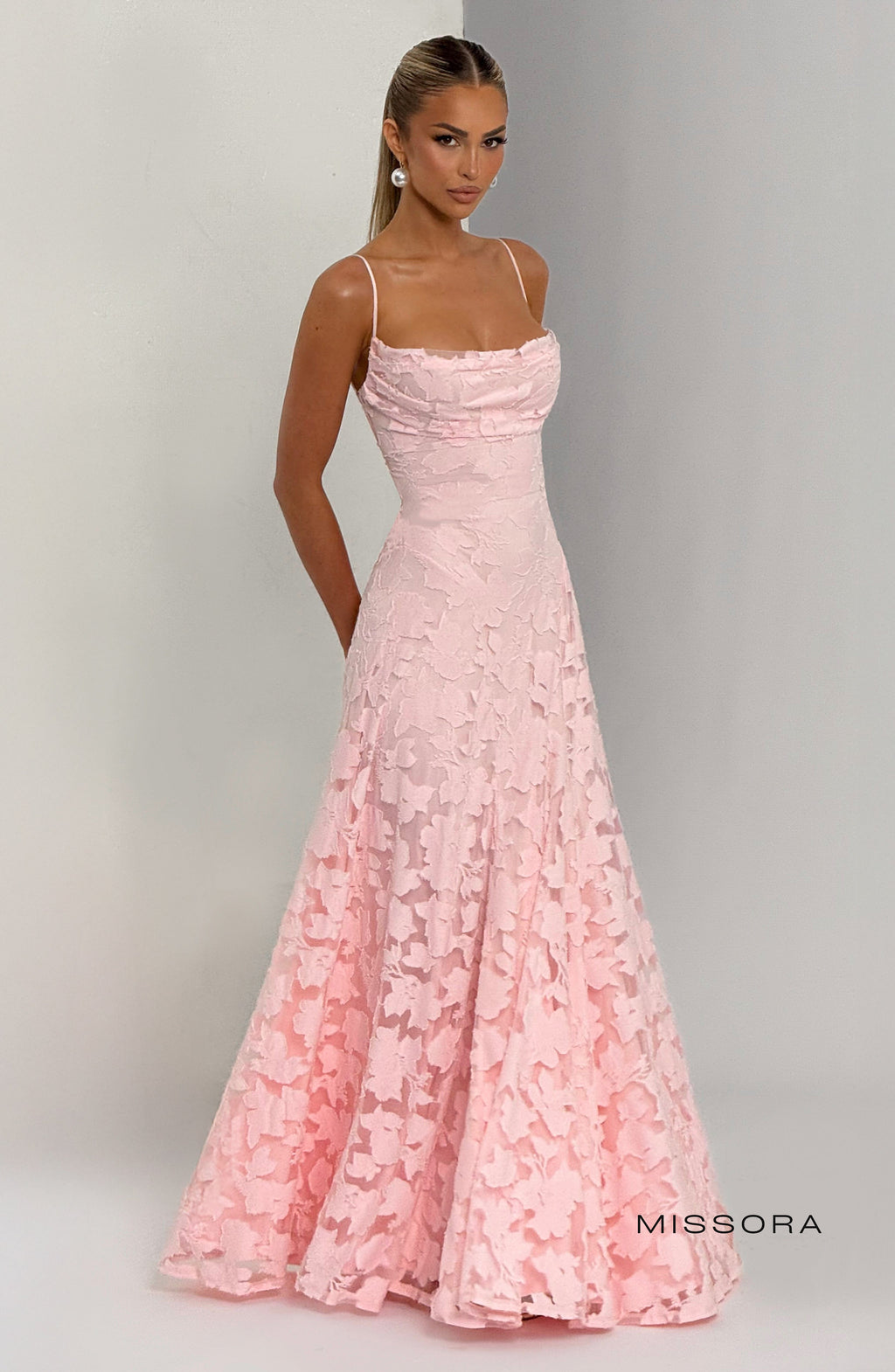 Missora Yohanna Floral Burnout Maxi Dress