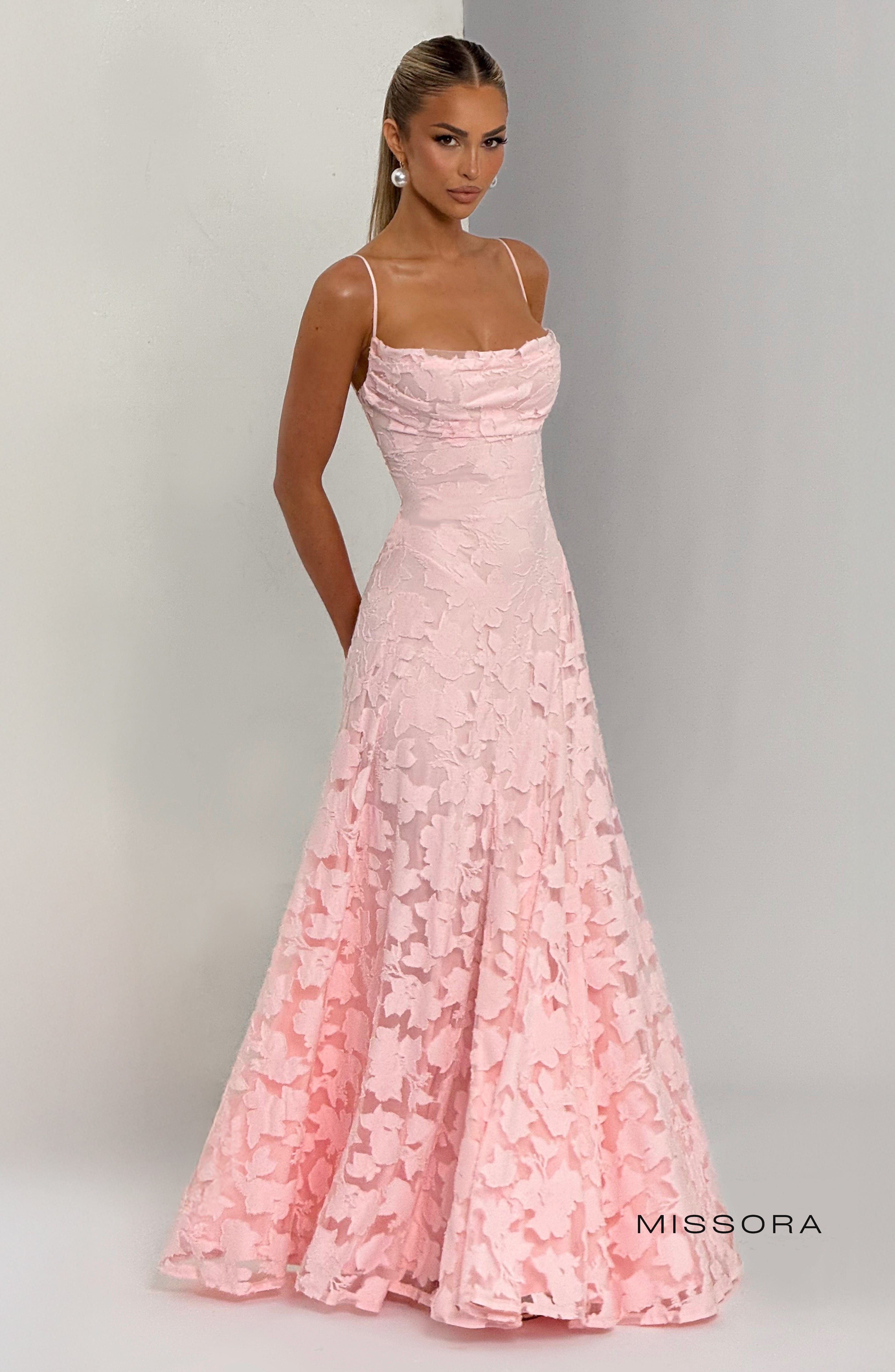 Missora Yohanna Floral Burnout Maxi Dress