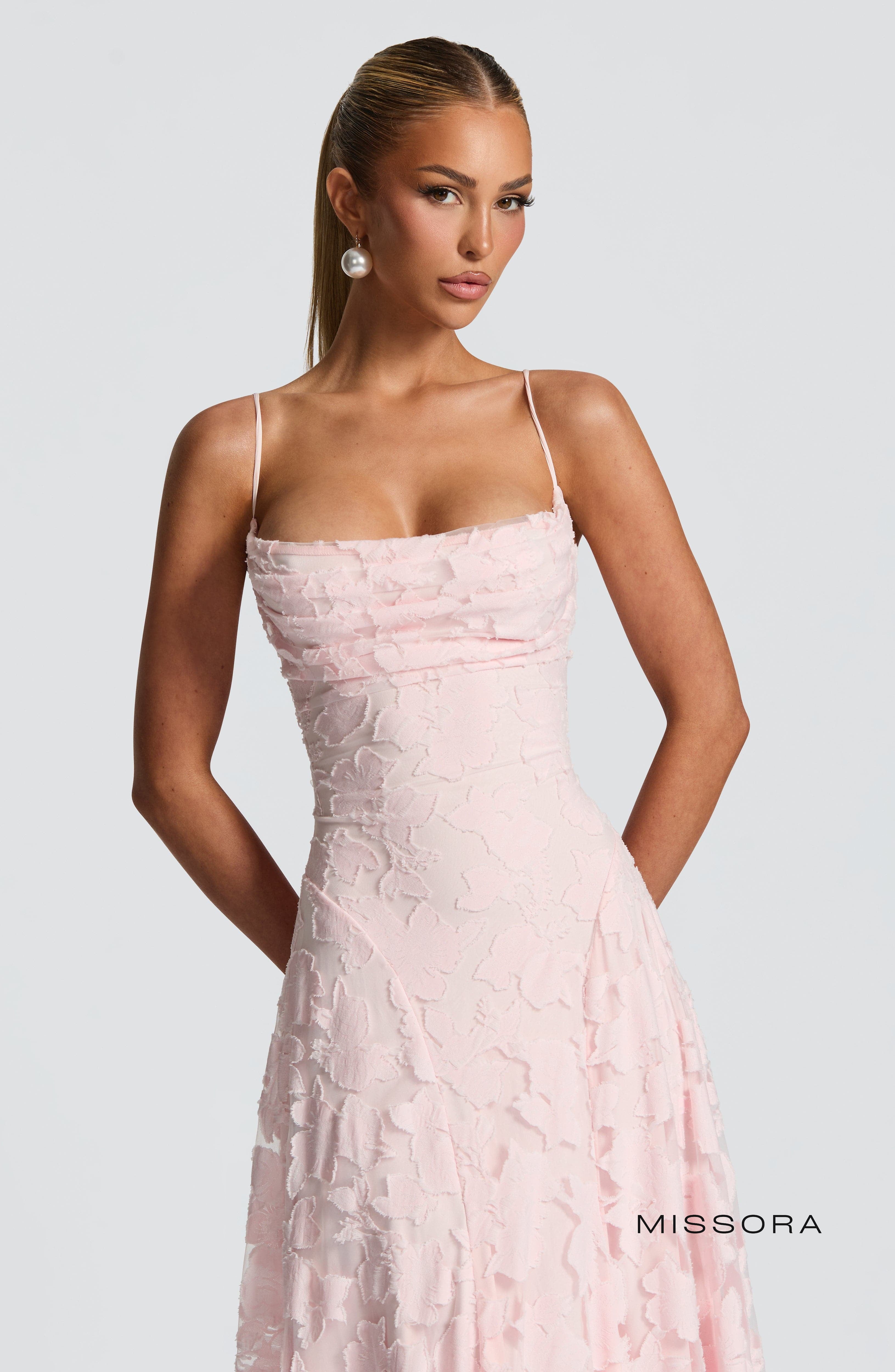 Missora Yohanna Floral Burnout Maxi Dress