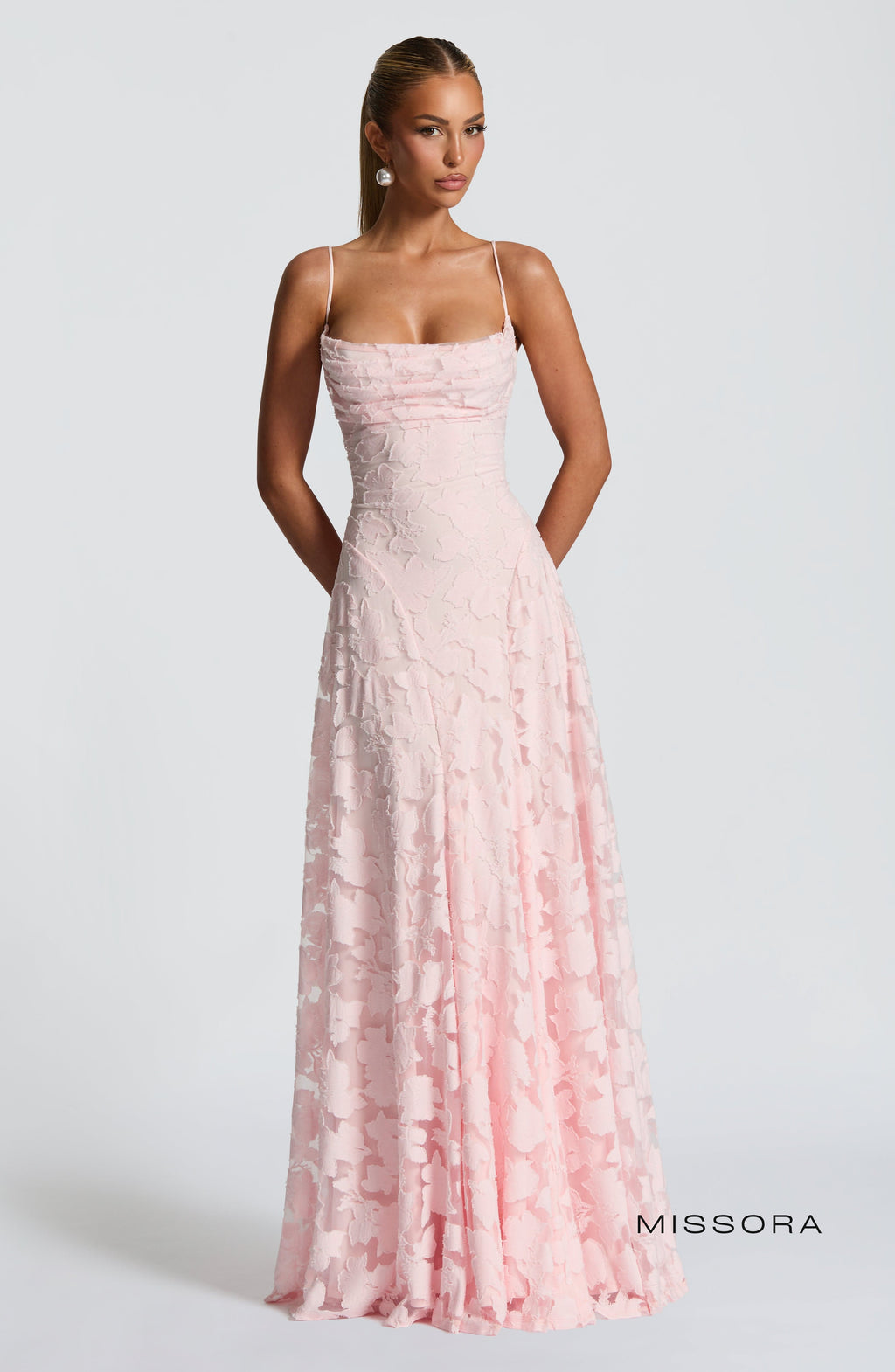 Missora Yohanna Floral Burnout Maxi Dress