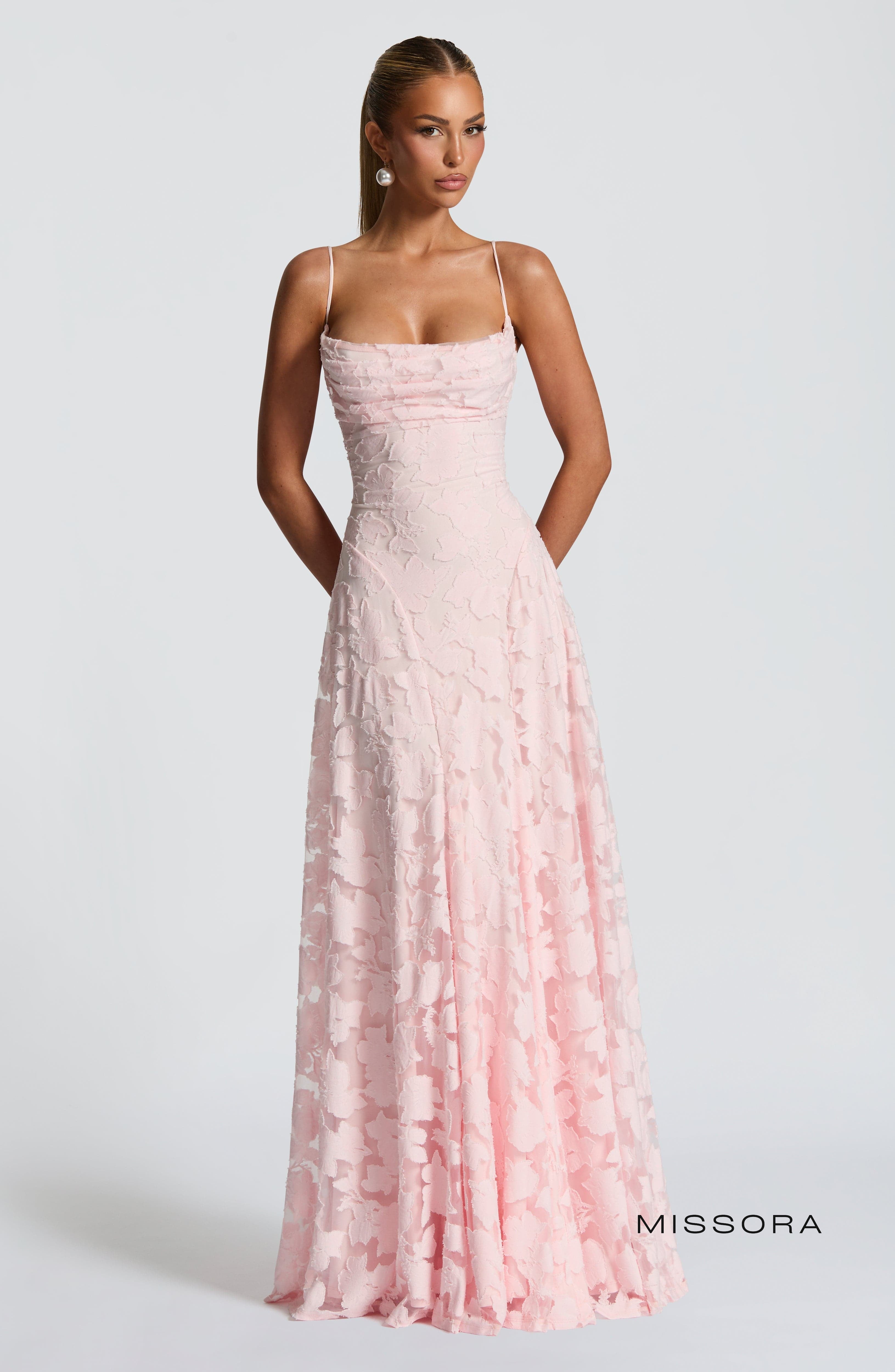 Missora Yohanna Floral Burnout Maxi Dress