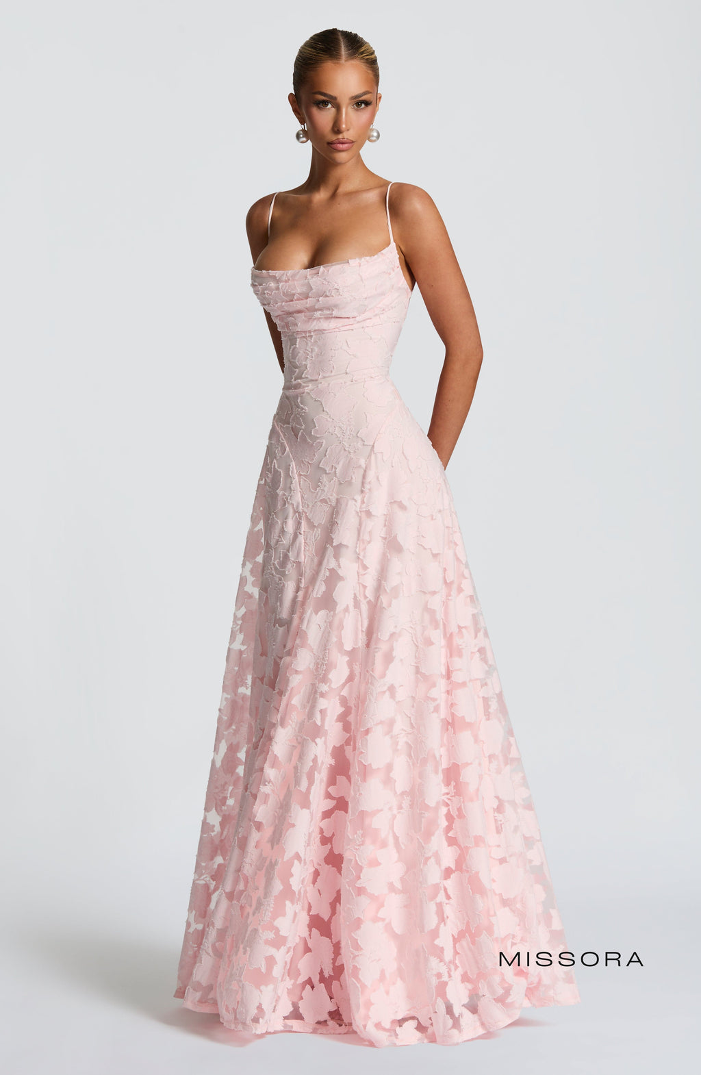 Missora Yohanna Floral Burnout Maxi Dress