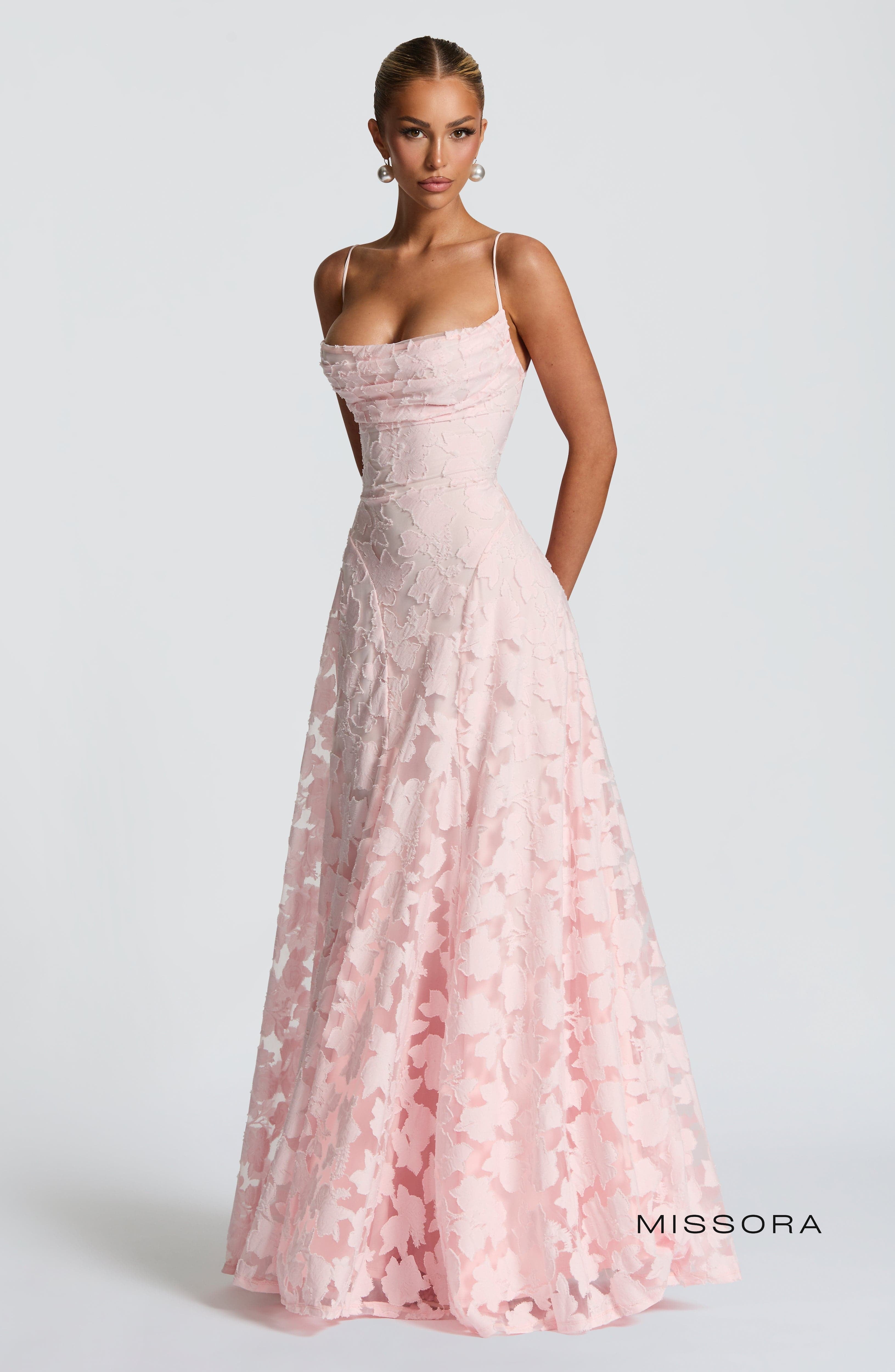 Missora Yohanna Floral Burnout Maxi Dress