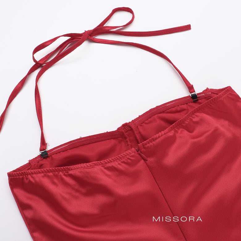 Yui Kırmızı Korse Elbise [ZHQKCYRF]