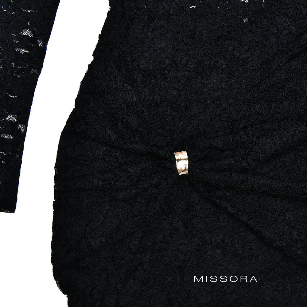 Zeinab Dantelli Mini Elbise [SB0NSF1O]