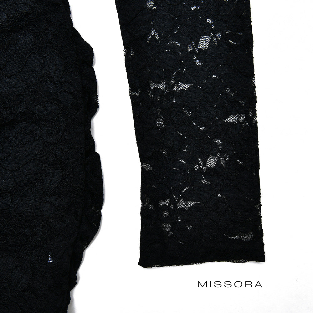 Zeinab Dantelli Mini Elbise [NQ9R174E]