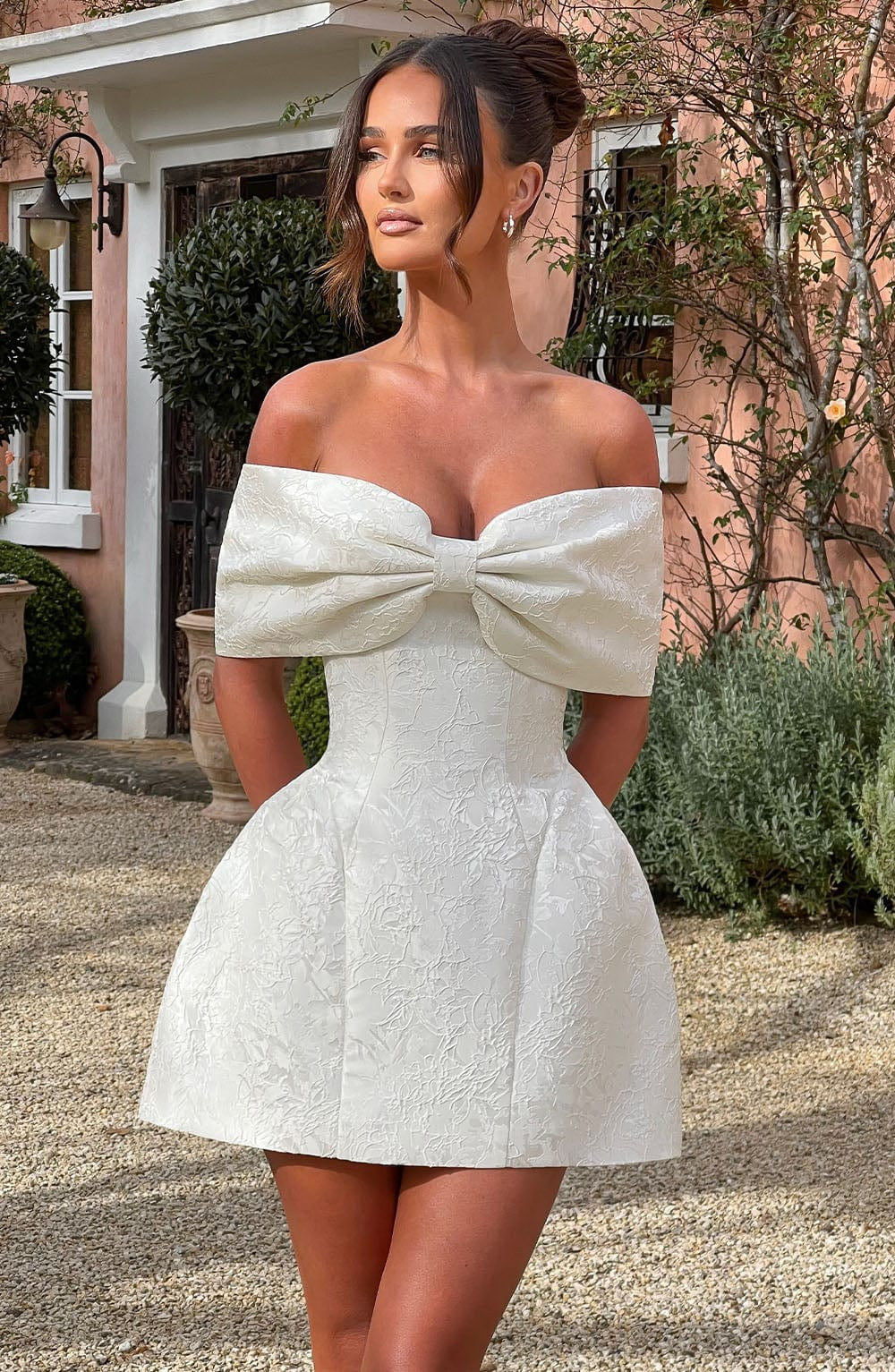 Missora Zendaya Bow Mini Dress