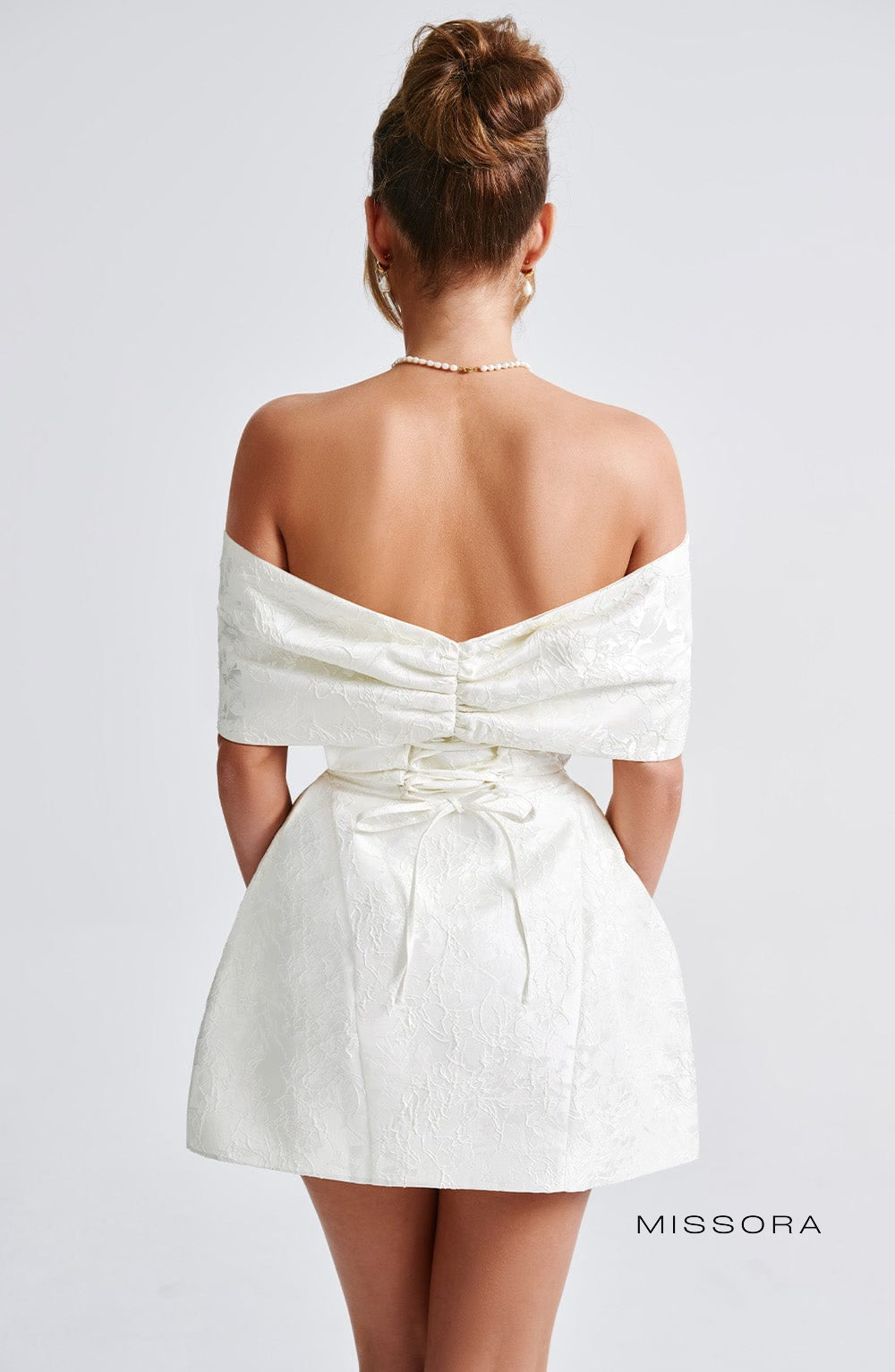 Missora Zendaya Bow Mini Dress