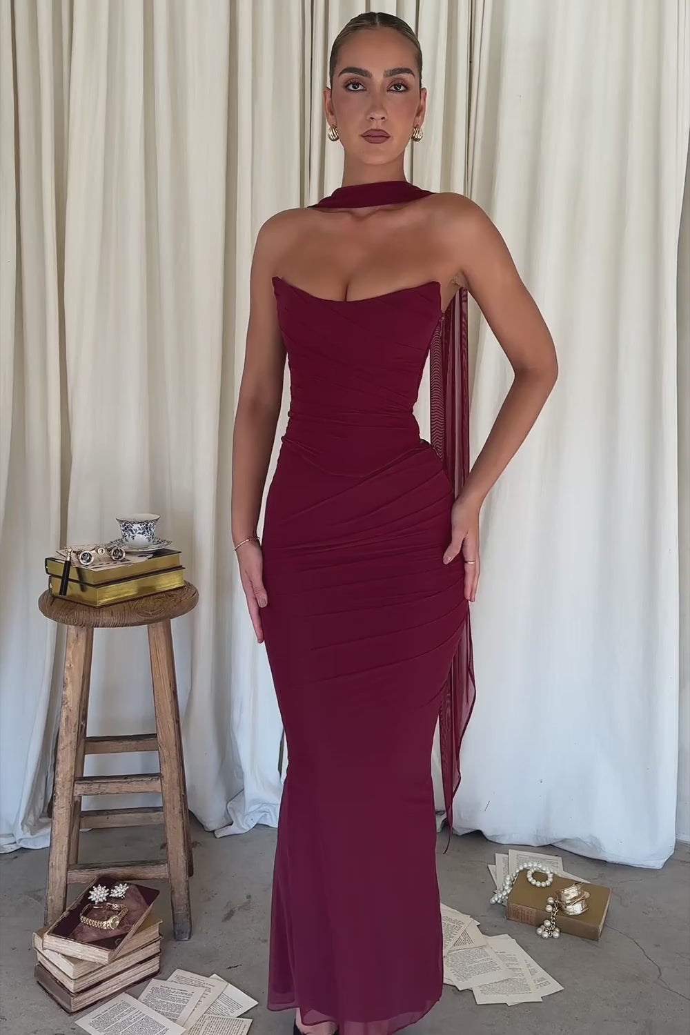 Leigha Tül Etek & Korse Takım